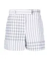Thom Browne Gingham Check Tailored Shorts In Multi