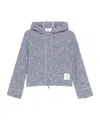 Thom Browne Gingham-check Tweed Jacket In Blue