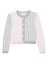 Thom Browne Gingham-pattern Cardigan In Multi
