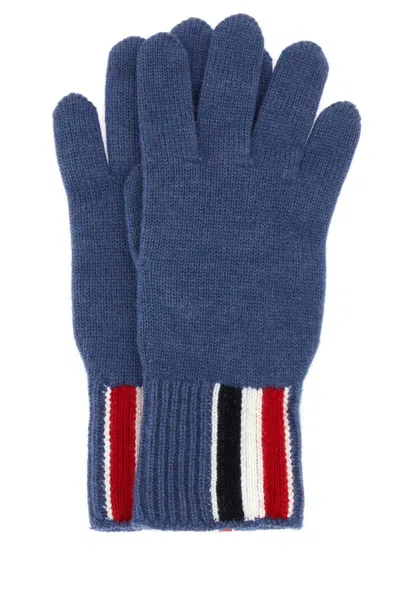 Thom Browne Gloves In Blue