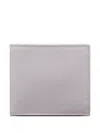 Thom Browne Grained Bi-fold Wallet In Gray