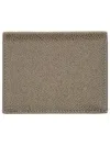 Thom Browne Grained Leather Card Case In Brown