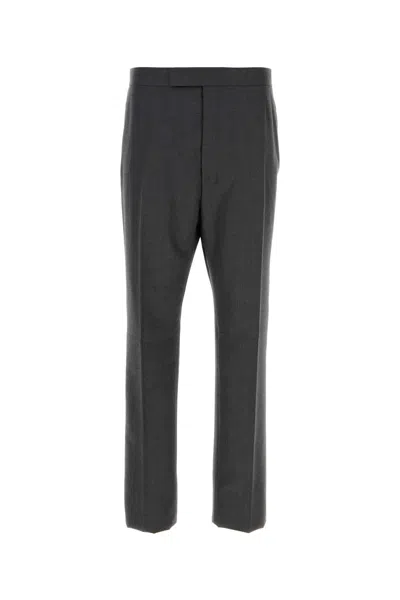 THOM BROWNE GRAPHITE WOOL PANT