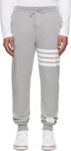 Thom Browne Gray Classic Loopback 4-bar Sweatpants In Multi
