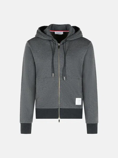 Thom Browne Gray Cotton Sweatshirt