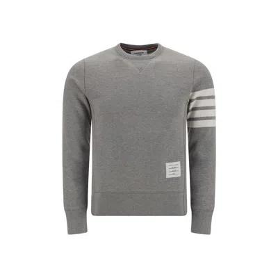 Thom Browne Cotton Sweatshirt In Gray