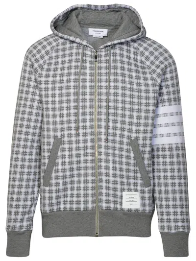 Thom Browne Gray Cotton Sweatshirt In Grey
