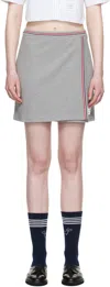 Thom Browne Waffle Cotton Mini Skirt