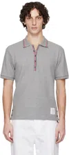 Thom Browne Polo Shirt Cotton Ribbed Collar