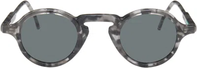 THOM BROWNE GRAY ROUND SUNGLASSES