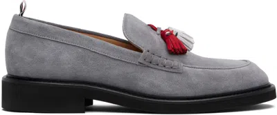 Thom Browne Gray Rwb Tassel Loafers