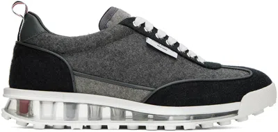 Thom Browne Gray Tech Sneakers In 035 Med Grey