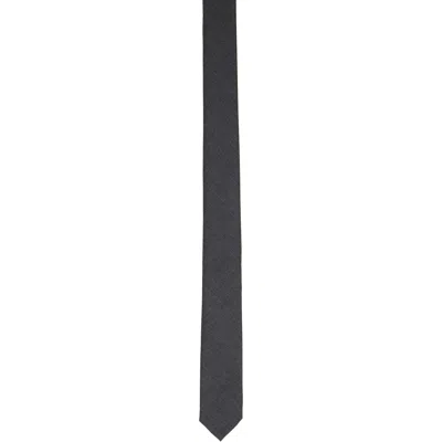 Thom Browne Gray Twill Classic Tie