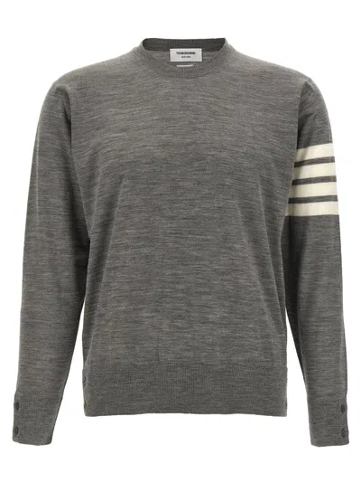 Thom Browne Gray Virgin Wool Men's Cardigan