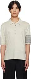 Thom Browne 4-bar Wool Polo Shirt