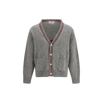 Thom Browne Gray Wool Oves Aries Cardigan