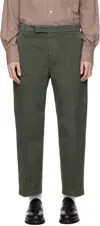 Thom Browne Functional Cargo Trousers Featuring Pockets In Green