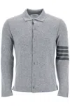 Thom Browne Cashmere Cardigan For Men In Grey