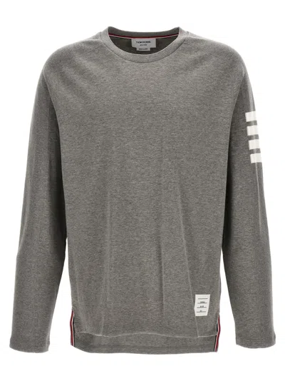 THOM BROWNE GREY 4 BAR T-SHIRT