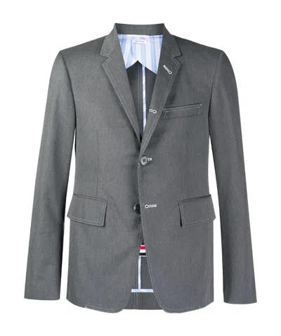Thom Browne Grey Classic Sport Coat In Gray