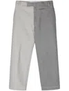Thom Browne Tailored Trousers With Two-tone Legs