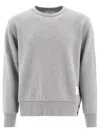 Thom Browne Signature Stripes Sweatshirt In Gray