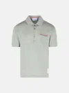 Thom Browne Grey Cotton Polo Shirt