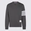 Thom Browne Grey Cotton Sweatshirt In Gray