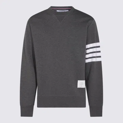 Thom Browne Grey Cotton Sweatshirt In Gray