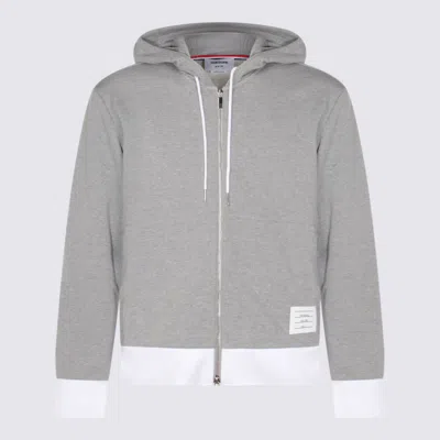Thom Browne Grey Cotton Sweatshirt In Gray