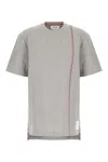 Thom Browne Grey Cotton T-shirt In Gray