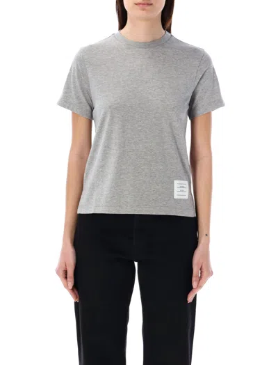 THOM BROWNE GREY CREWNECK T-SHIRT
