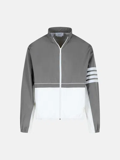 Thom Browne Grey Polyester Jacket