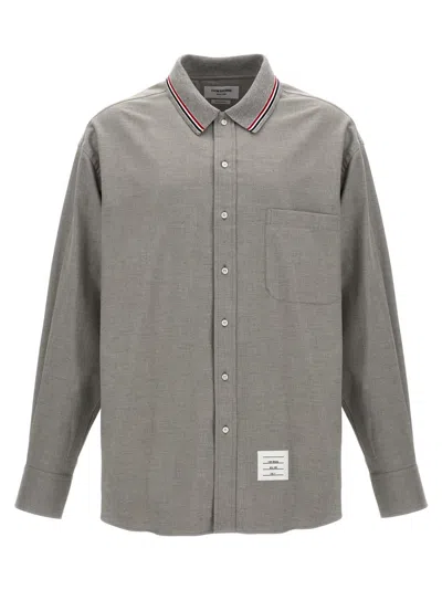 THOM BROWNE GREY RWB SHIRT