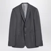 Thom Browne Grey Single-breasted Jacket In Wool Men