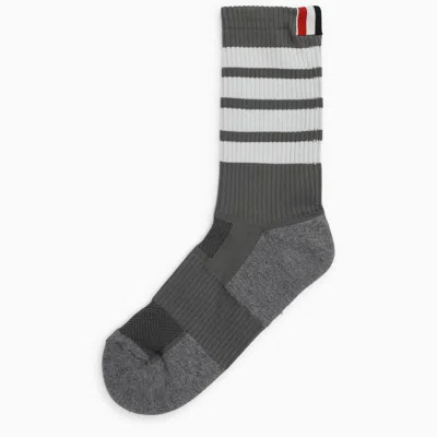 Thom Browne Socks In Grey