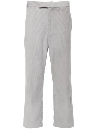 THOM BROWNE GREY STRAIGHT LEG PANT