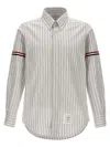 Thom Browne Plaid Shirt In Grey