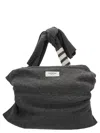 Thom Browne Grey Sweater Bag Crossbody Bag In Grey