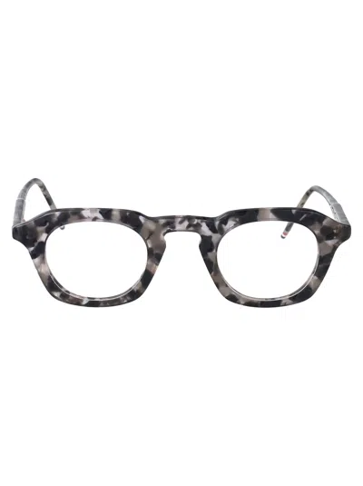 Thom Browne Grey Tortoise Acetate Glasses
