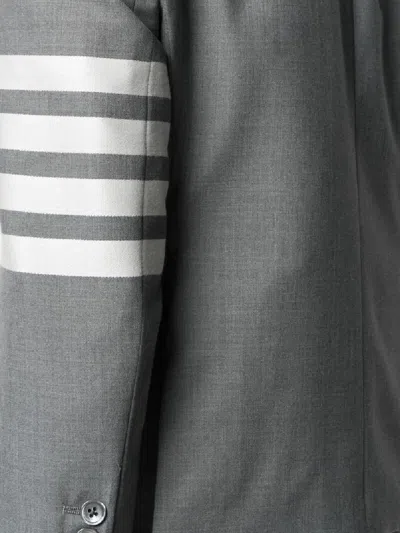 THOM BROWNE THOM BROWNE GREY WOOL BLAZER