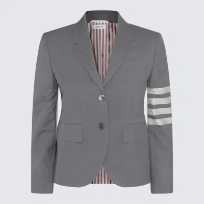 Thom Browne Grey Wool Blazer