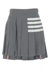 Thom Browne 4-bar Pleated Miniskirt