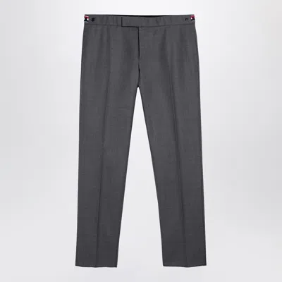 THOM BROWNE THOM BROWNE GREY WOOL TROUSERS