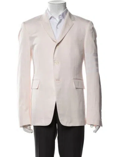 Pre-owned Thom Browne Grosgrain Trim Blazer In Pink
