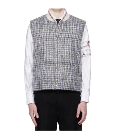 THOM BROWNE GUNCLUB CHECK DOWN VEST