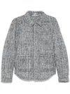 Thom Browne Gunclub Check Jacket In Gray