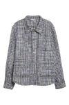 Thom Browne Gunclub Check Mohair Utility Jacket In Gray