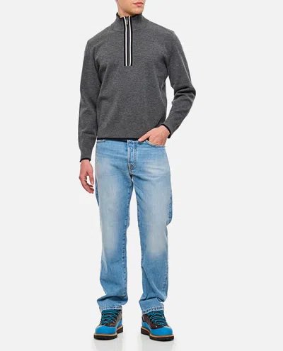 THOM BROWNE HALF ZIP PULLOVER