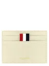 Thom Browne Hammered Calfskin Card Case In Blue